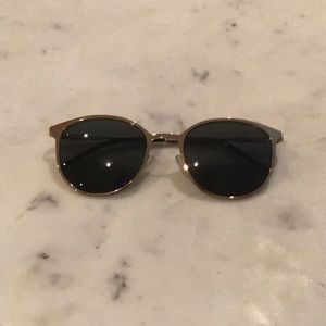 Saint Laurent gold sunglasses